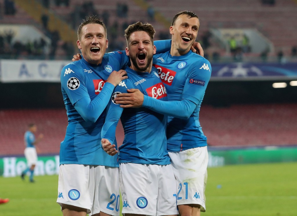 MERTENS SSC Napoli v Shakhtar Donetsk - UEFA Champions League