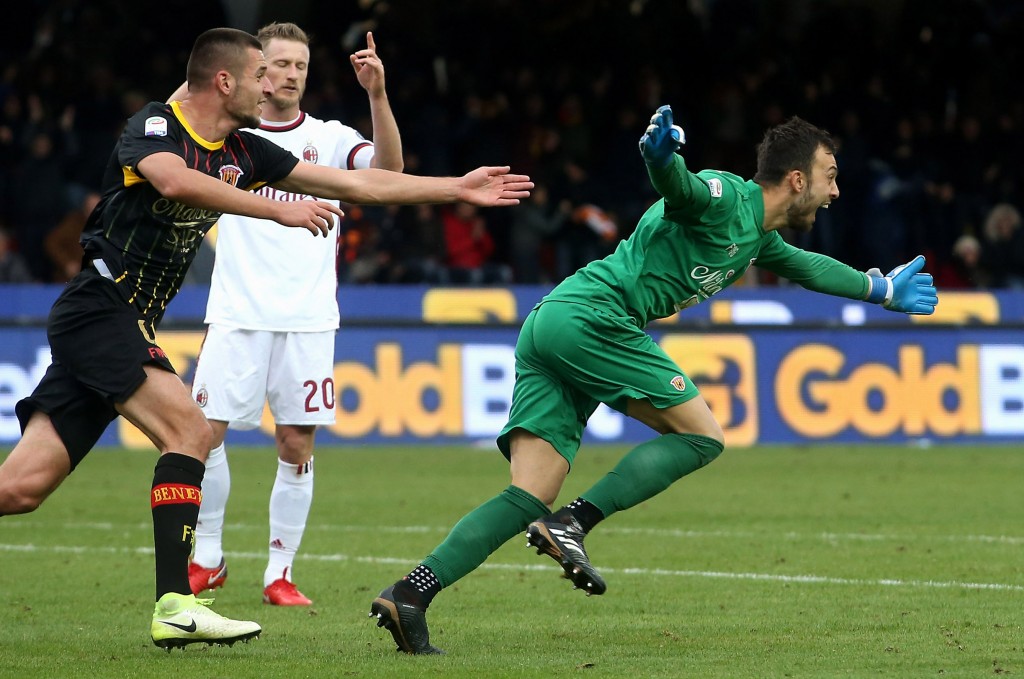 BRIGNOLI Benevento Calcio v AC Milan - Serie A