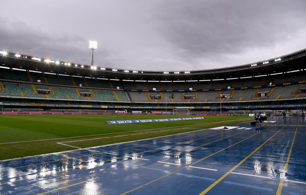 BENTEGODI VUOTO PANORAMIC Hellas Verona FC v FC Internazionale Milano - Serie A