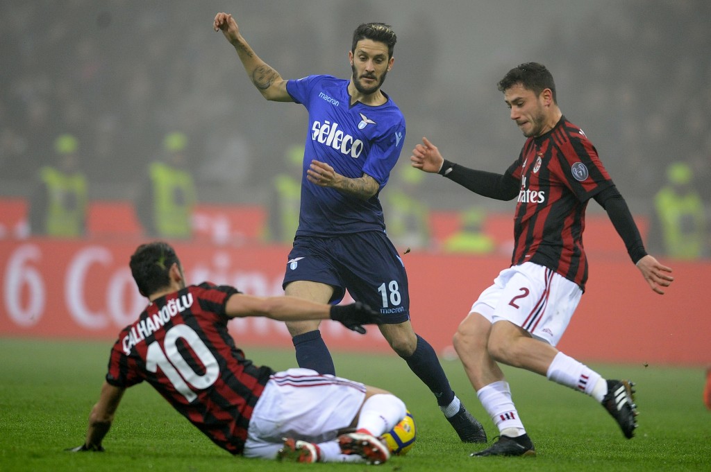 Calhanoglu  LUIS ALBERTO CALABRIA AC Milan v SS Lazio - Serie A