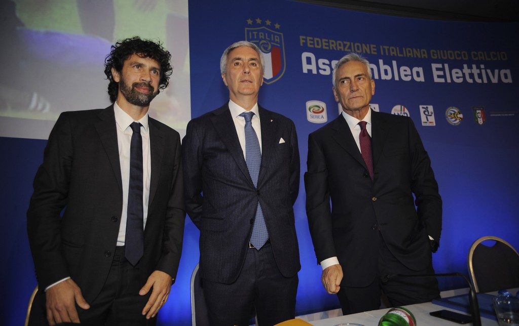 TOMMASI SIBILIA GRAVINA Italian Football Federation New President Elections