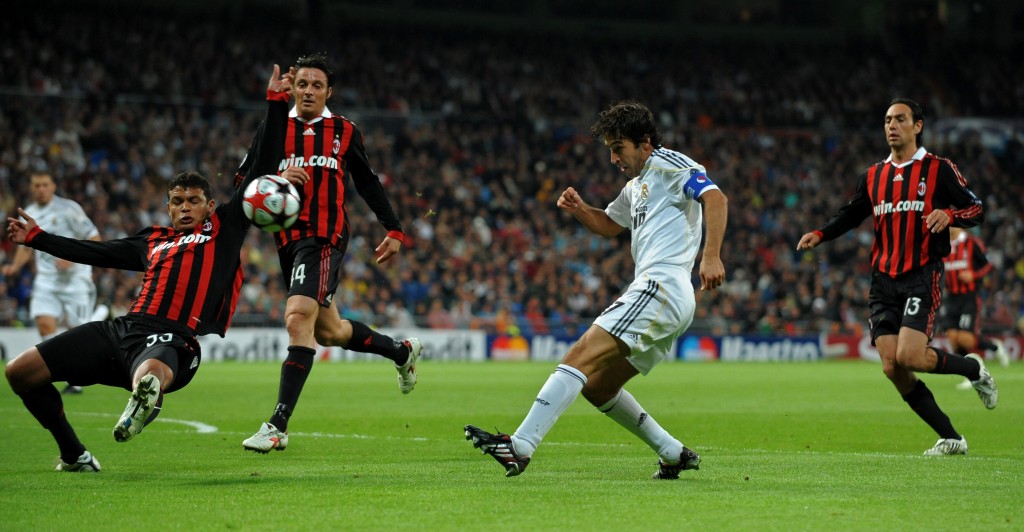 ODDO RAUL NESTA Real Madrid v AC Milan - UEFA Champions League