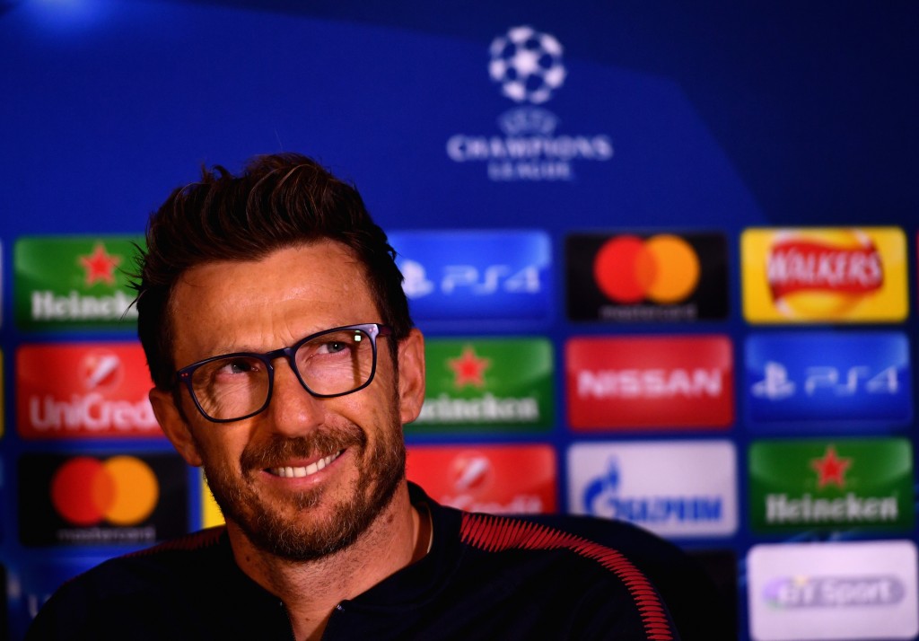 DI FRANCESCO AS Roma Press Conference
