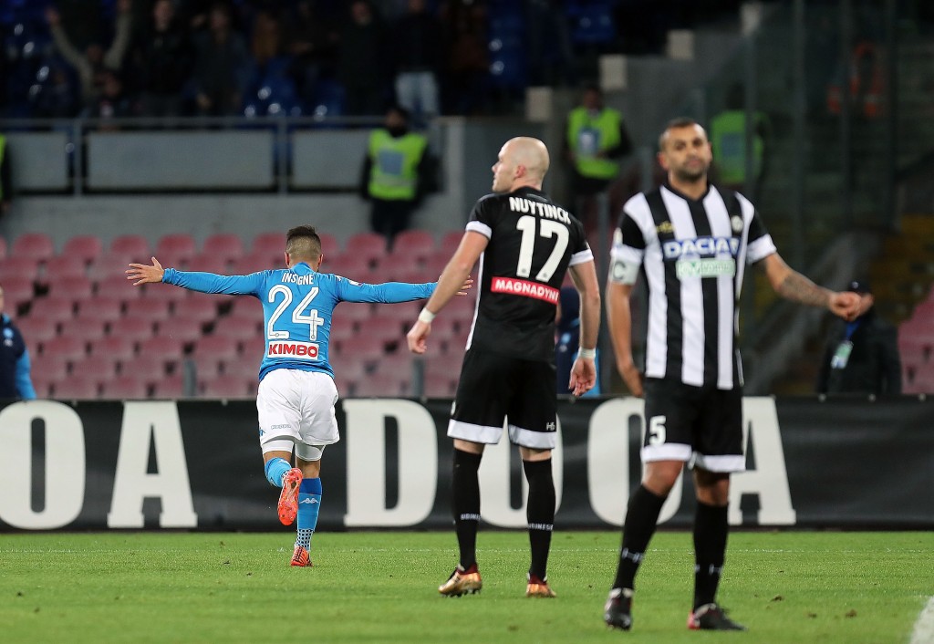 INSIGNE NUYTINCK DANILO SSC Napoli v Udinese Calcio - TIM Cup