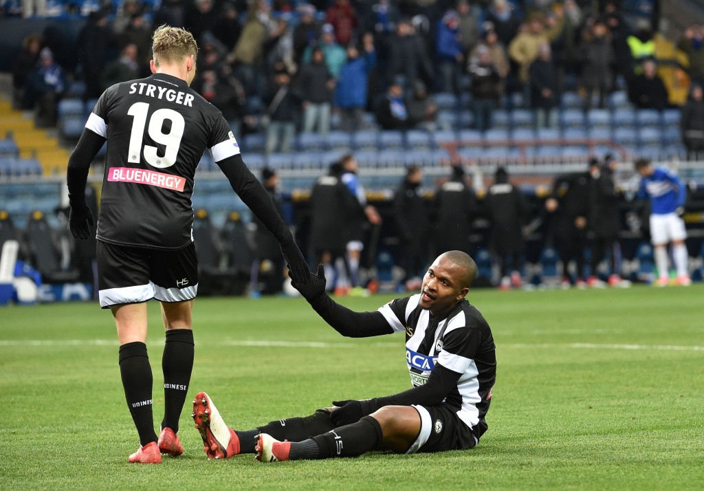 STRYGER LARSEN SAMIR UC Sampdoria v Udinese Calcio - Serie A
