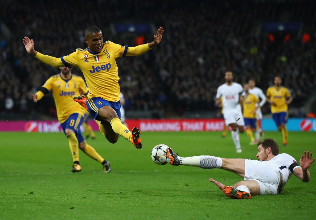DOUGLAS COSTA VERTONGHEN Tottenham Hotspur v Juventus - UEFA Champions League Round of 16: Second Leg