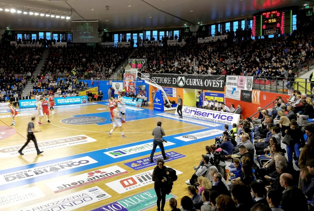 Gsa Udine Unieuro Forli tifosi Settore D