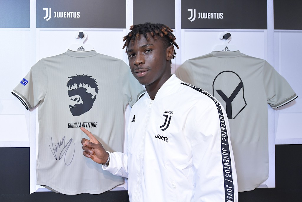 Juventus Visits Adidas Store In Milan