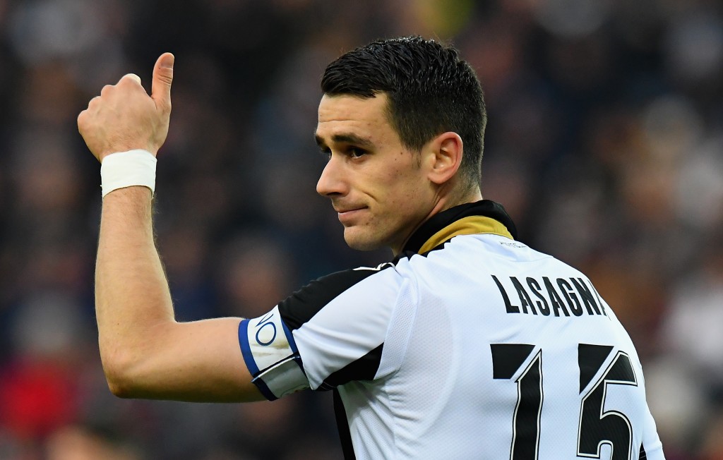 News Udinese, Lasagna in tribuna stasera.