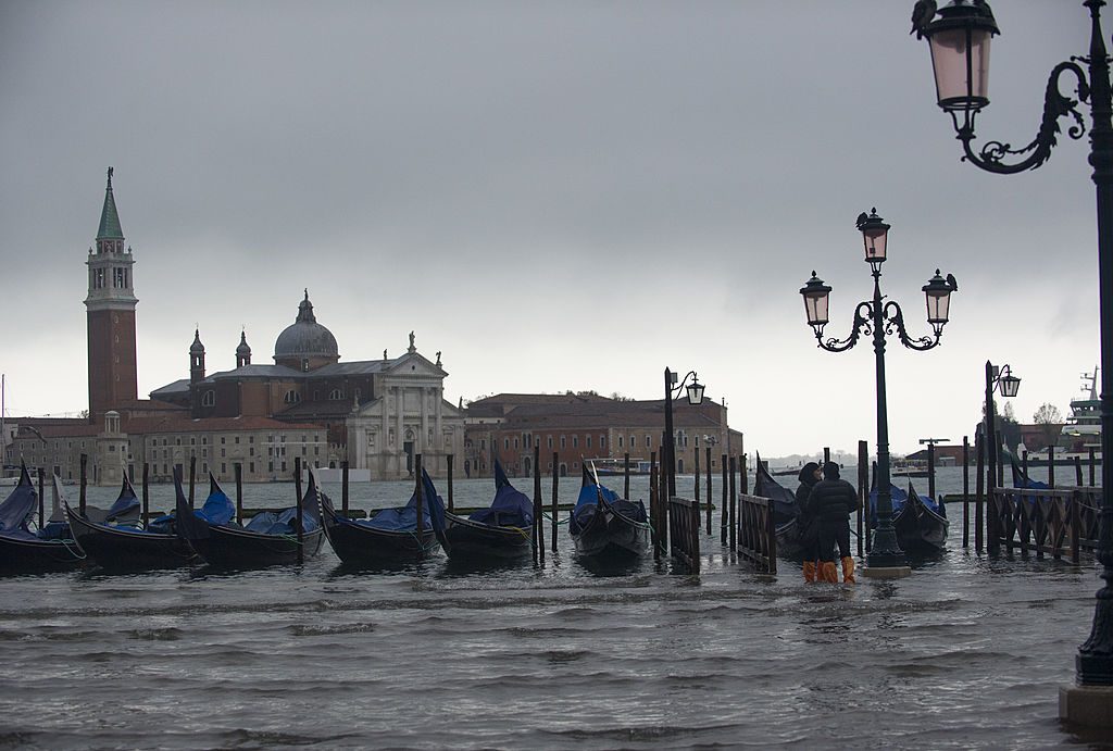 Venice Floods As Cyclone Cleopatra Hits Parts of Italy