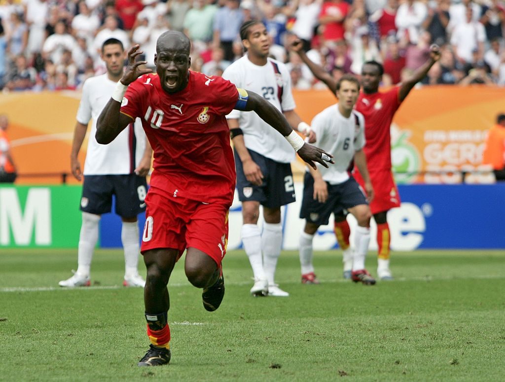 Appiah Group E Ghana v USA - World Cup 2006