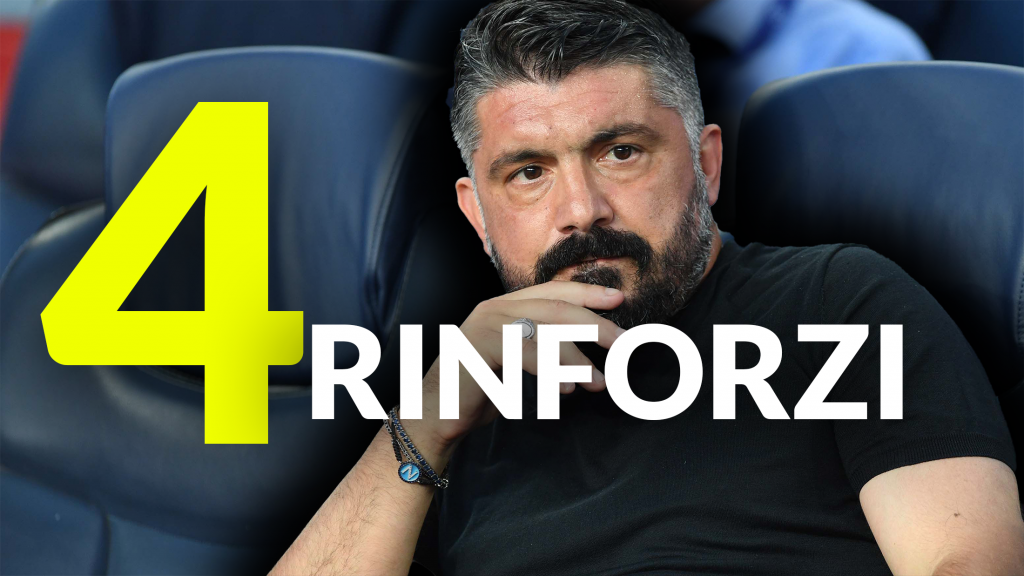 Calciomercato Napoli, ipotesi sui 4 nomi chiesti da Gattuso