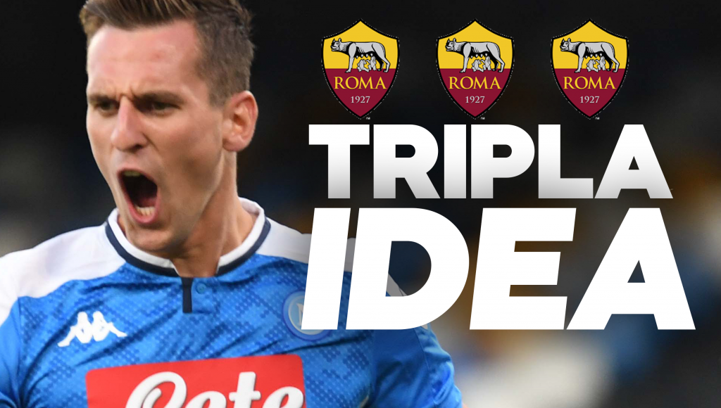 Calciomercato Roma, tripla idea se salta Milik