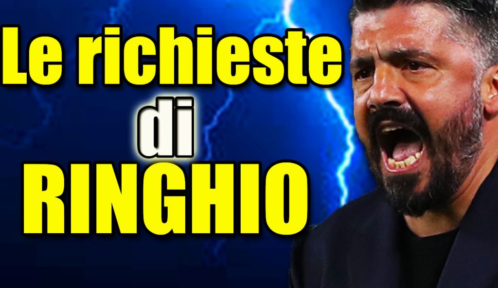 Calciomercato Napoli, Gattuso fa una richiesta precisa a Giuntoli