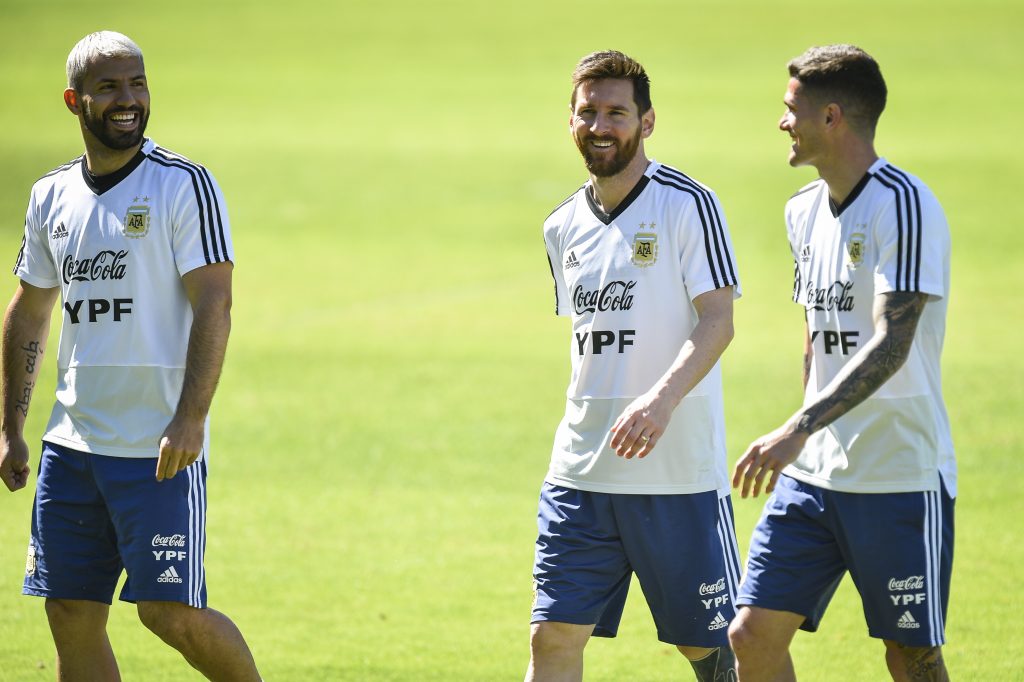 De Paul-Argentina Press Conference &amp; Training Session - Copa America Brazil 2019