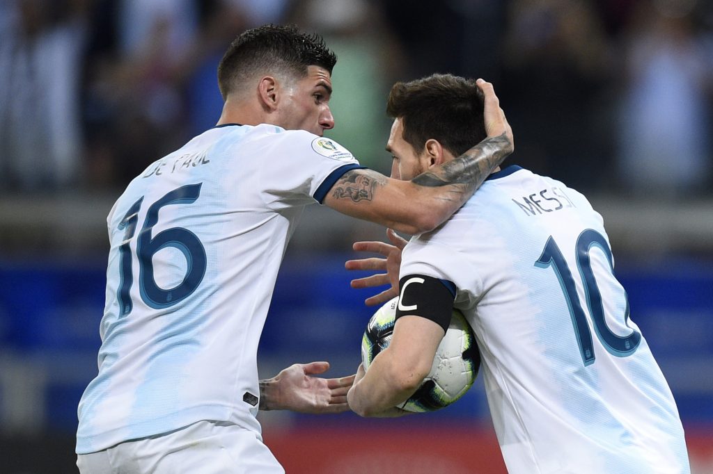 De Paul-Argentina v Paraguay: Group B - Copa America Brazil 2019