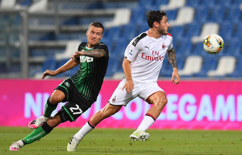Haraslin-US Sassuolo v AC Milan - Serie A