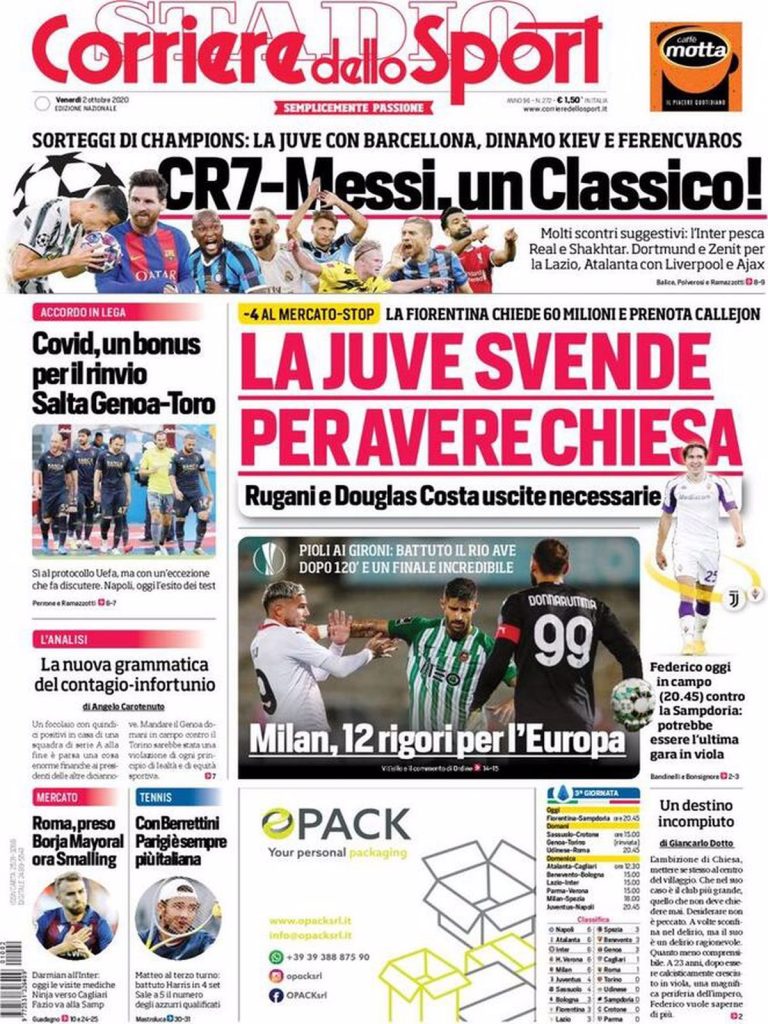 prima-pagina-corriere_dello_sport-2020-10-02