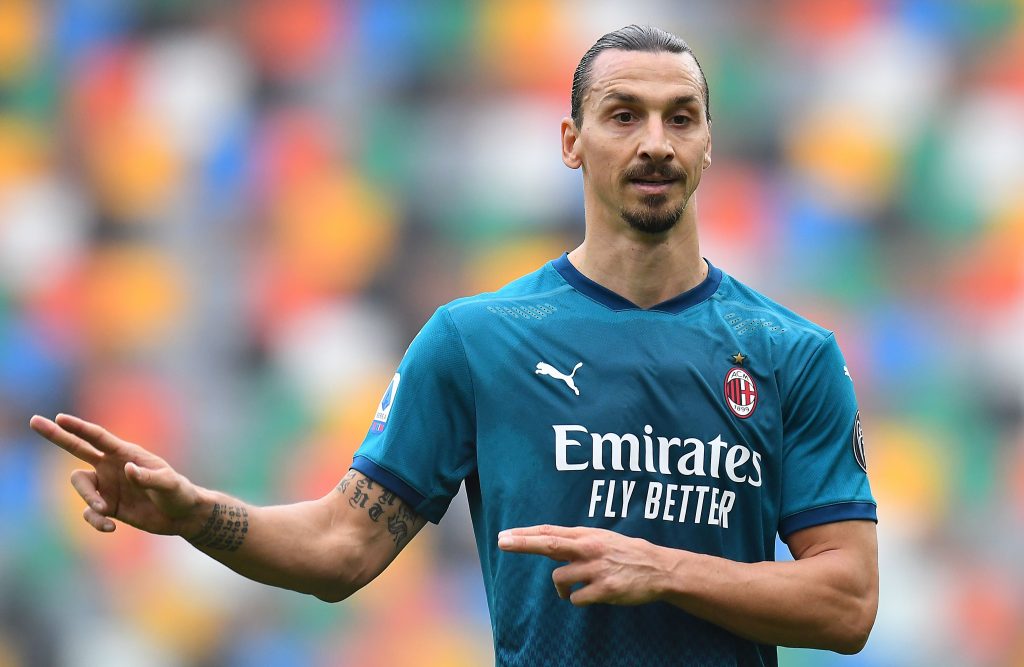 Ibrahimovic-Udinese Calcio v AC Milan - Serie A