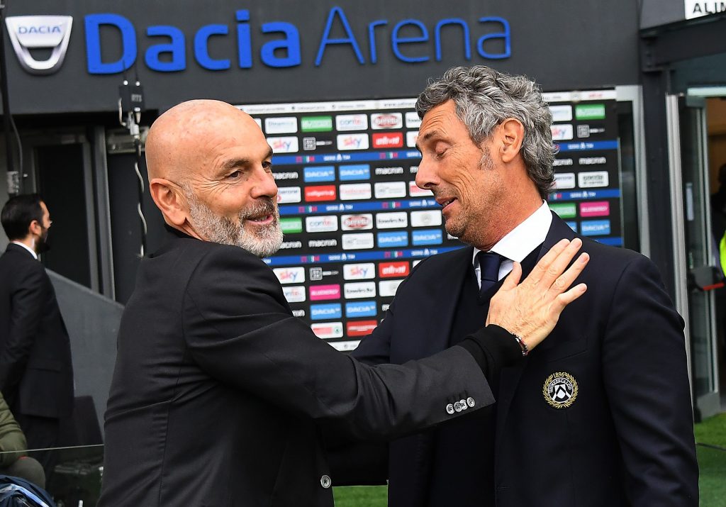 Gotti-Pioli-Udinese Calcio v AC Milan - Serie A
