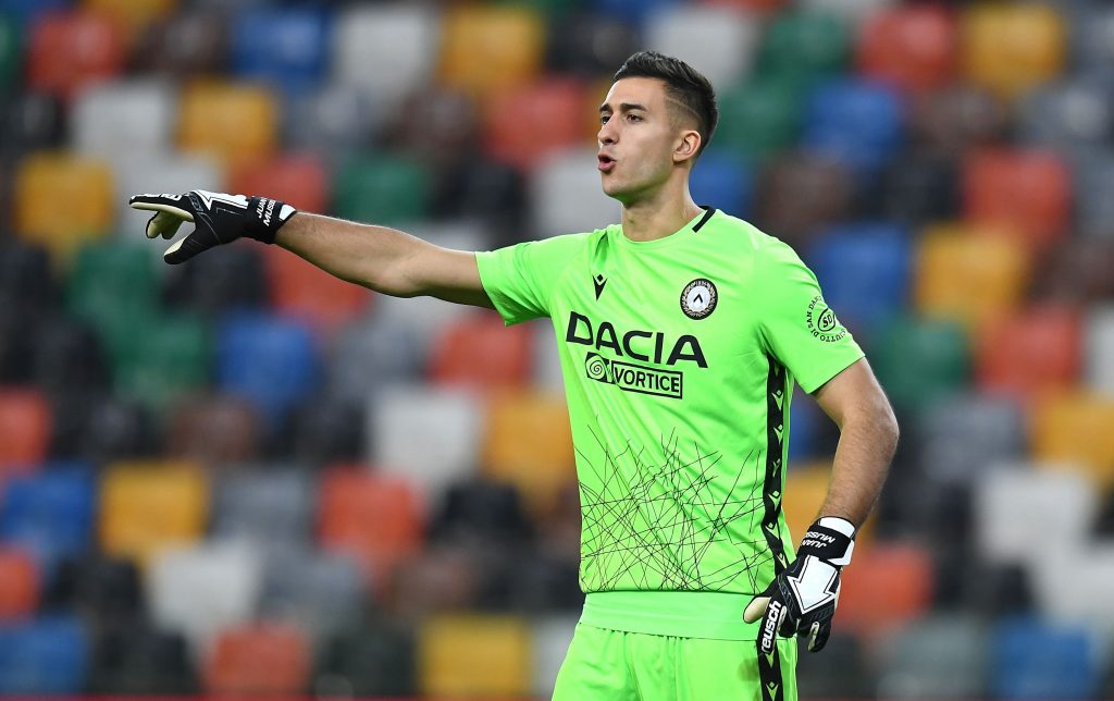 Juan Musso, portiere titolare dell'Udinese