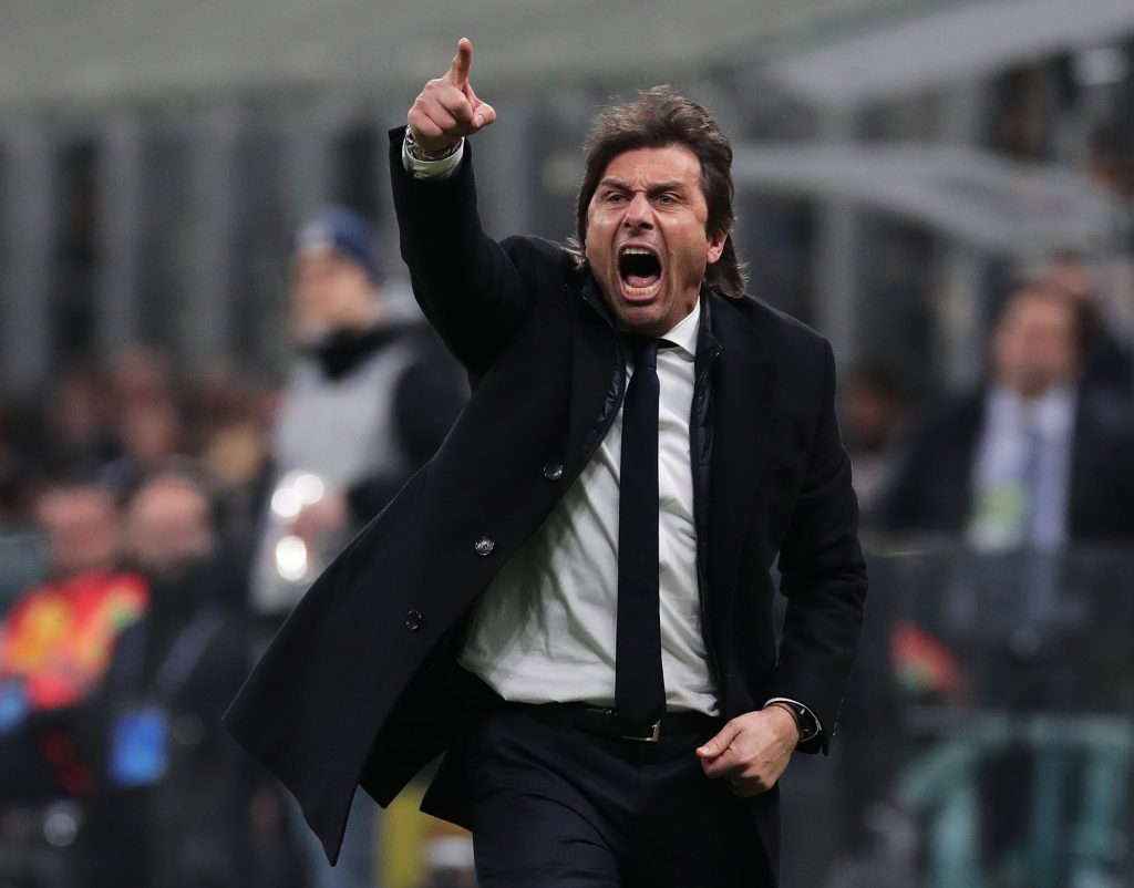 Antonio Conte in conferenza stampa