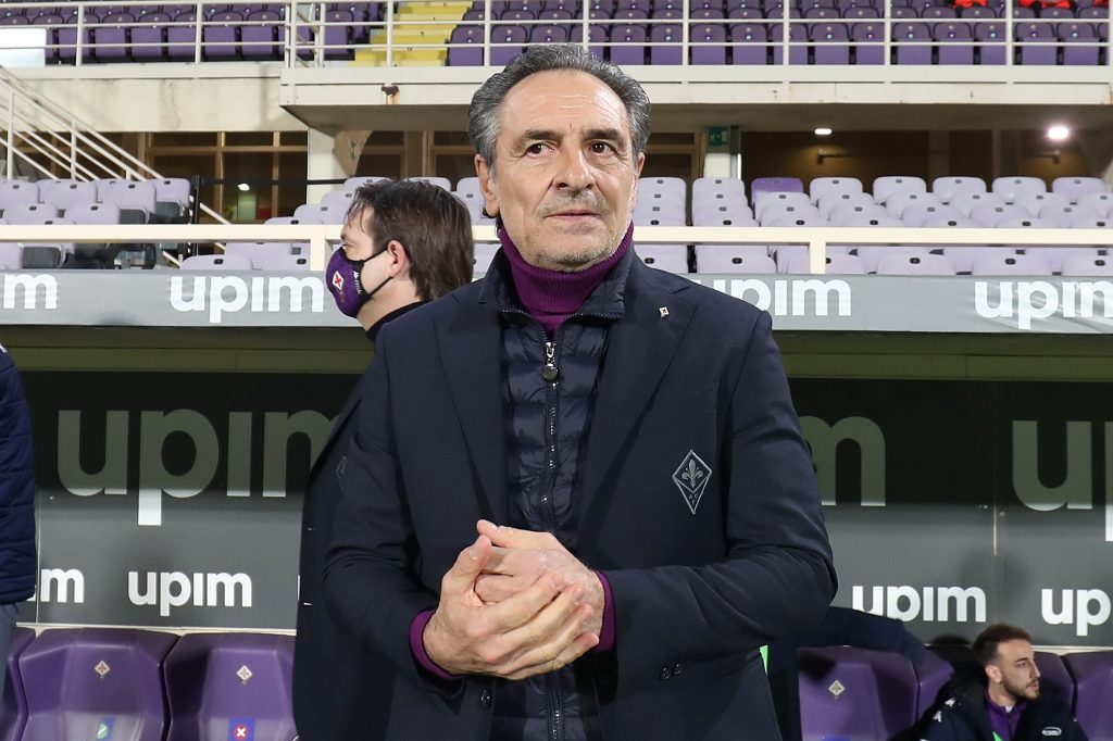 Prandelli, allenatore della Fiorentina
