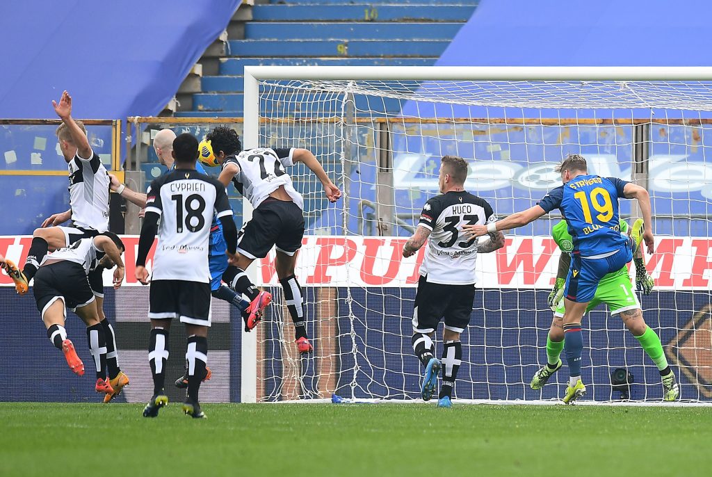 Nuytinck in gol contro il Parma