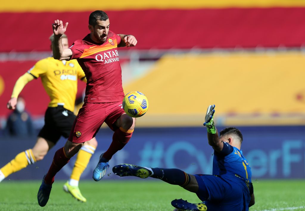 Juan Musso durante Roma -Udinese