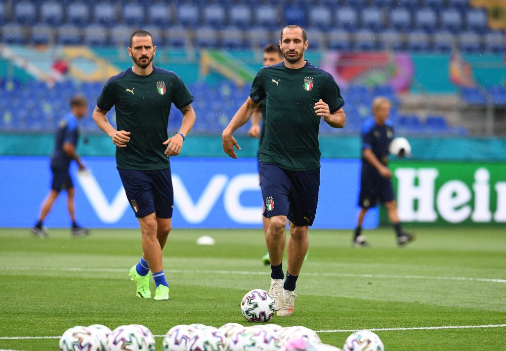 Giorgio Chiellini e Leonardo Bonucci