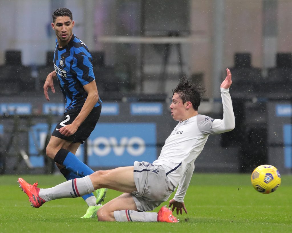 Hakimi e Aaron Hickey
