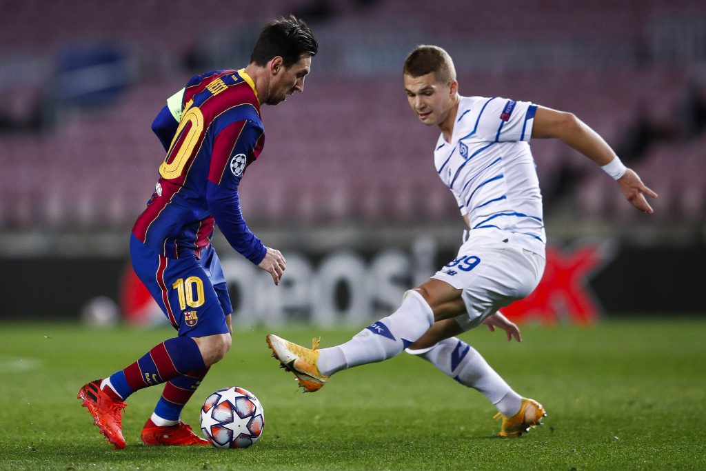 Vladyslav Supryaga e Messi