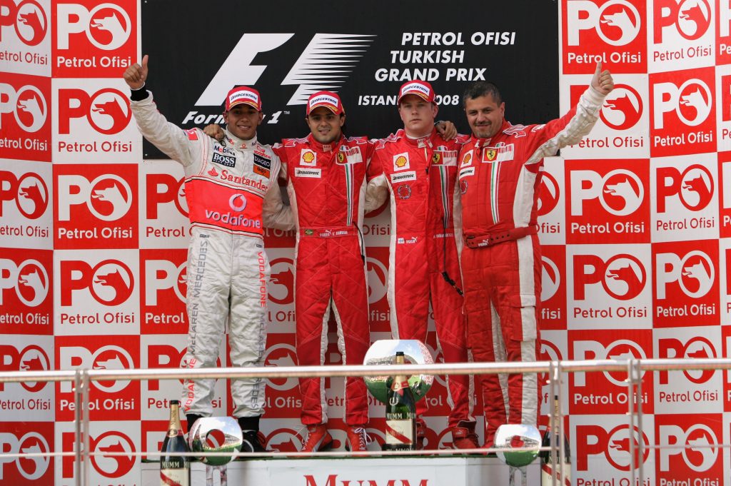 Podio Ferrari