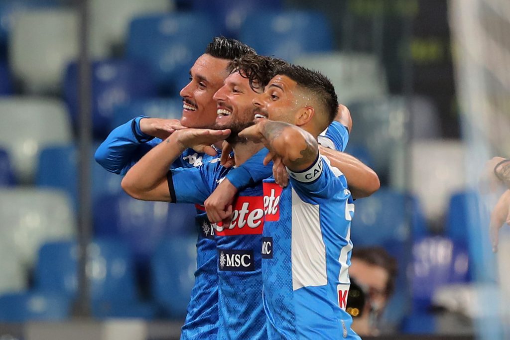 Callejon, Mertens e Insigne